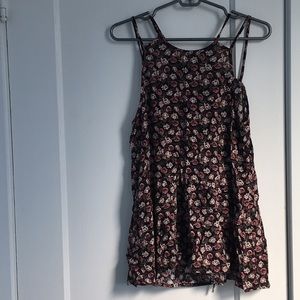 Floral babydoll tank top